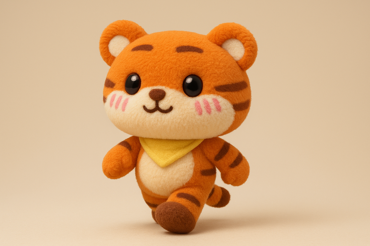 Pishikoo the tiger walking